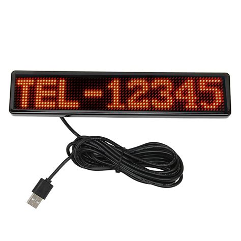 Letrero LED para Automóvil Control de Aplicación Inteligente