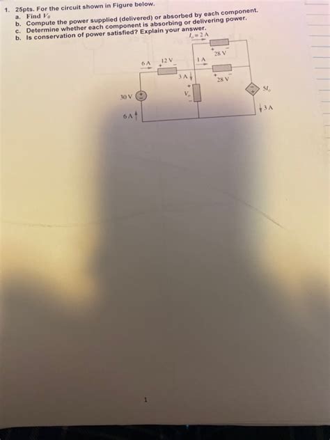 Solved Pts For The Circuit Shown In Figure Below A Chegg