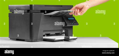 Printer, copier, scanner. Office table Stock Photo - Alamy