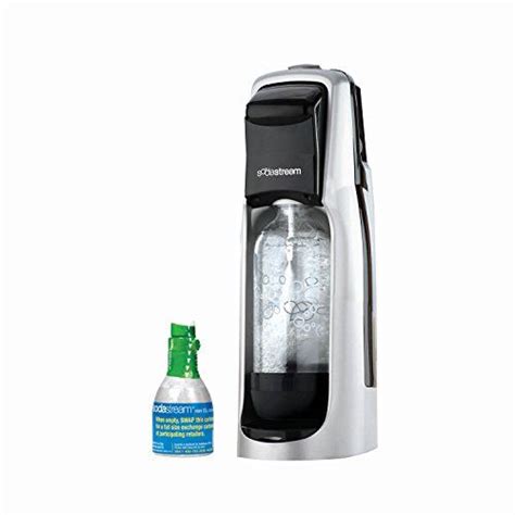 Sodastream Fountain Jet Home Soda Maker Starter Kit Black And Silver