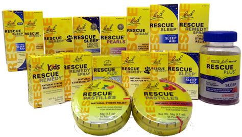 Rescue Remedy Collection Ordered By Bettina 221205 Infobachflower