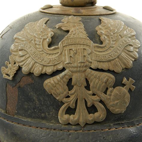 Original German Wwi Prussian M1915 Pickelhaube Spiked Helmet Maker