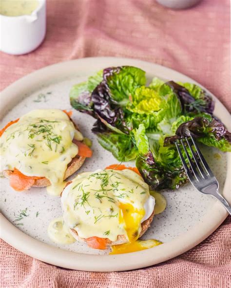 Salmon Benedict Recipe With Smoked Salmon Eggs Royale The Kitchn