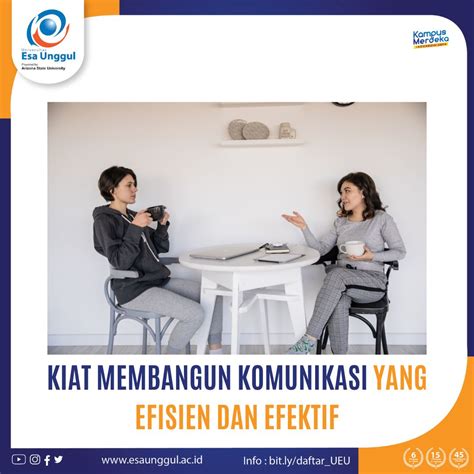 Kiat Membangun Komunikasi Yang Efisien Dan Efektif Fakultas Ilmu