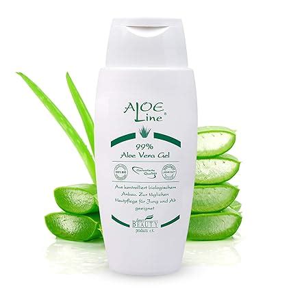 Aloe Vera Gel 99 Bio Pflege für Gesicht Körper Haut Haar