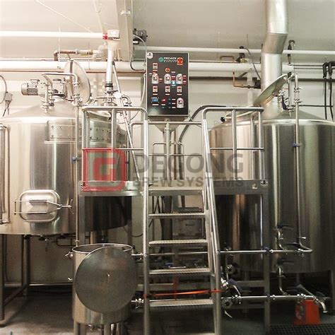 10HL Turnkey Brewery Equipment 2 Vessels Brewhouse System Beer Brewing