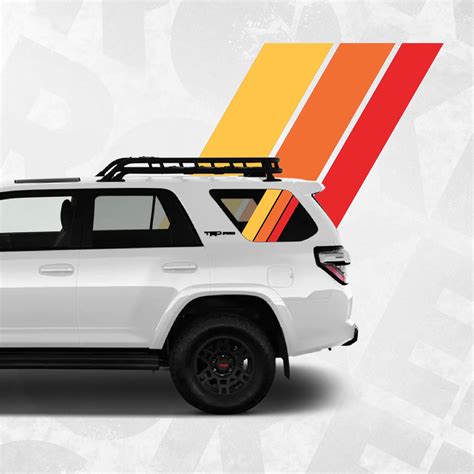 Toyota 4runner 5th Gen Trd Sr5 Window Stripes Brokenstickers