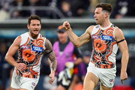 Afl 2023 Toby Greene Leads Gws Giants To Win Against Injury Hit