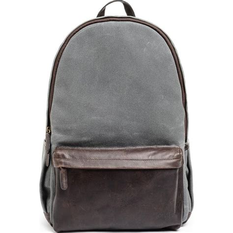 ONA Clifton Camera Backpack | Smoke Waxed Canvas/Leather – Sportique