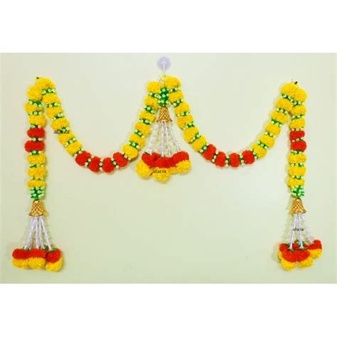 Marigold Flower Toran For Main Door Entrance Garlands