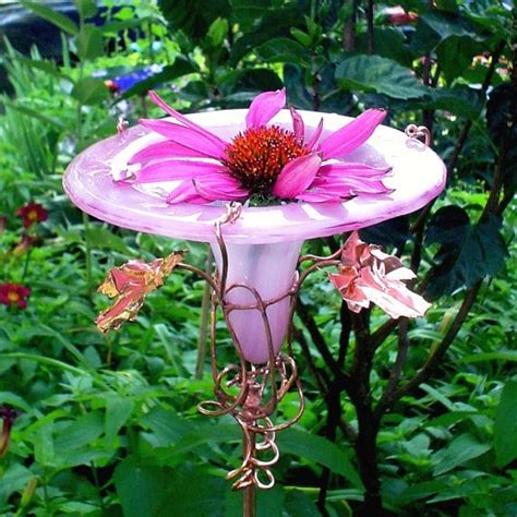 Bird Feeder Hummingbird Stained Glass Copper By Gloriasglassgarden Humming Bird Feeders