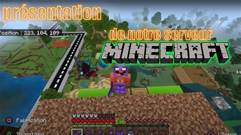 Pr Sentation De Mon Serveur Minecraft Youtube