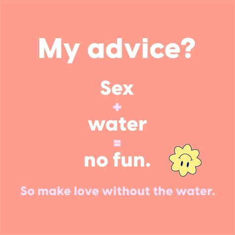 Sex In Water — Is It Safe Popsugar Love Uk