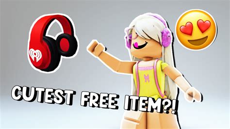 THE CUTEST FREE ROBLOX ITEM YouTube