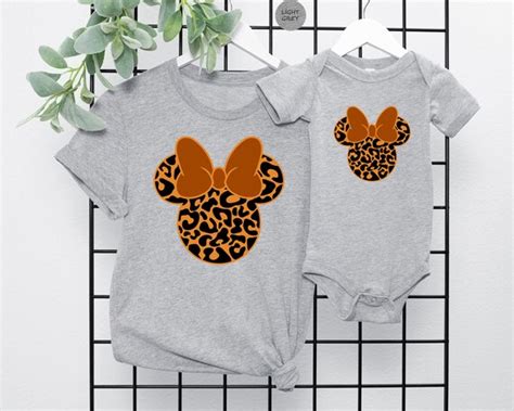 Personalized Disney Leopard Print Mickey And Minnie Trip Etsy