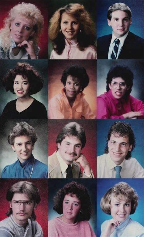 Mid 1980s Yearbook Photos Roldschoolcool