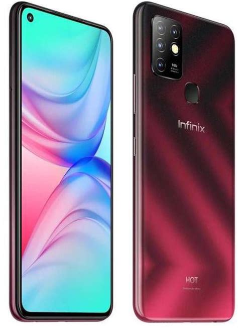 Infinix X682b Hot 10 678 Inch 128gb4gb Dual Sim 4g Mobile Phone Amber Red Price From Jumia