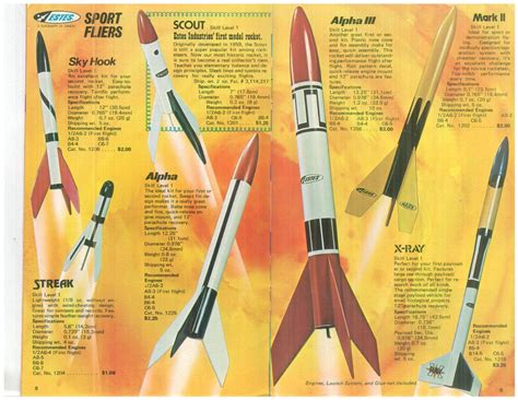 Estes Model Rockets Catalog 1976 Retro játékmúzeum