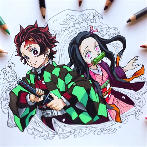 Discover Anime Drawings Demon Slayer Super Hot In Cdgdbentre