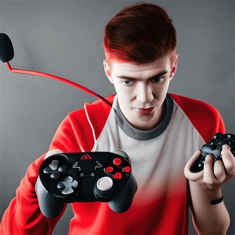 Red Clothes Guy With Headphone · Creative Fabrica