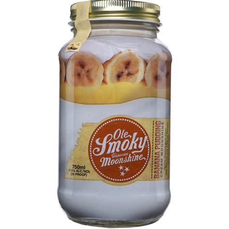 Ole Smoky Banana Pudding Moonshine 750 Ml Bottle