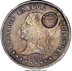 Countermark Centavos Countermarked Coinage Type