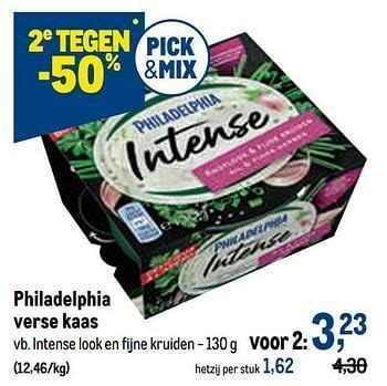 Philadelphia Verse Kaas Intense Look En Fijne Kruiden Promotie Bij Makro