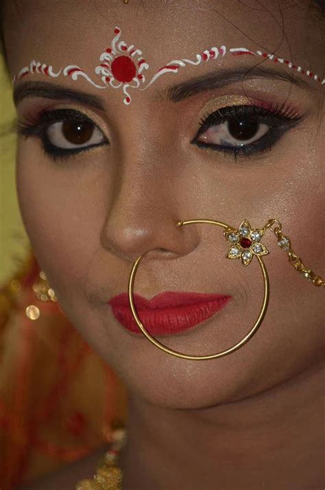 Pin By Neha Rajak On Bong Bride Bridal Eye Makeup Bengali Bridal