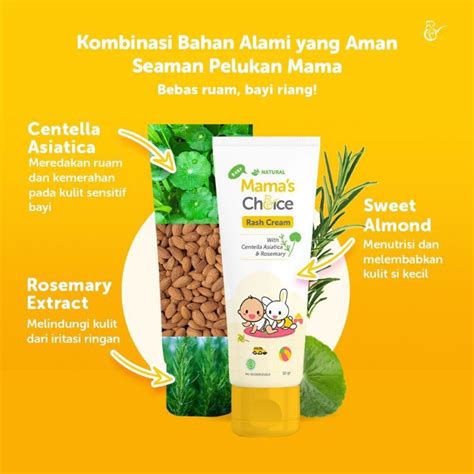 Jual Mamas Choice Baby Rash Cream Krim Penghilang Ruam Susu Biang