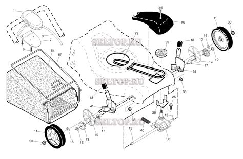 Привод для газонокосилки Husqvarna 7021 F артикул модели 96143004205 (с ...
