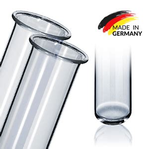 Tuuters X Glas Reagenzgl Ser Mit Korken Reagenzglas Mit B Rdelrand