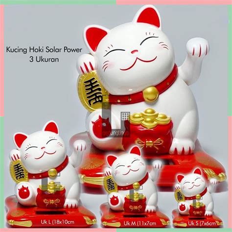 Jual Patung Pajangan Hiasan Boneka Fengshui Kucing Panggil Hoki Lucky