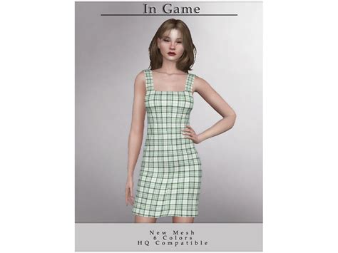 The Sims Resource ChordoftheRings Thick Strap Dress D 437