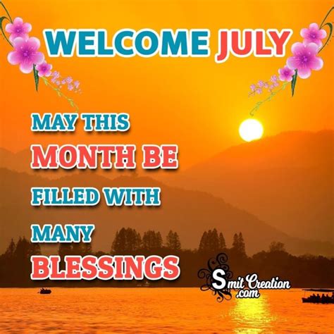 Hello July Images Wishes Quotes