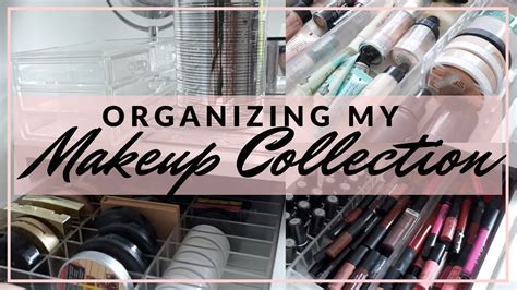 Organizing My Makeup Collection 2018 Makeup Storage Youtube