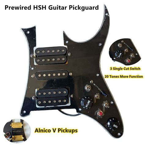 Hsh Guitar Multi Switches Prewired Loaded Pickguard Reverb