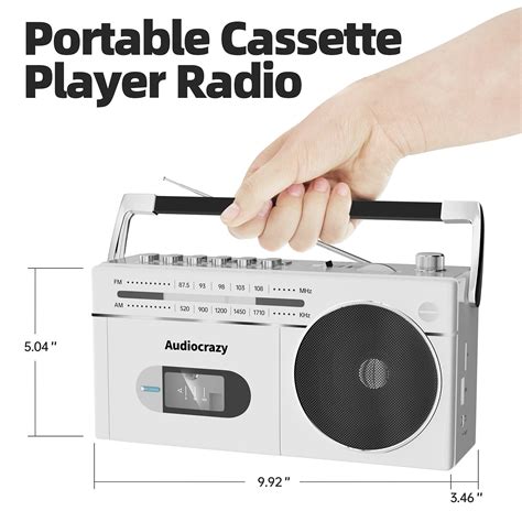 Buy Portable Cassette Player Recorderam Fm Radio Boomboxcassette Tape