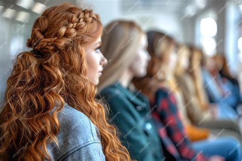 Premium Photo Group Of Women Sitting Together Generative Ai