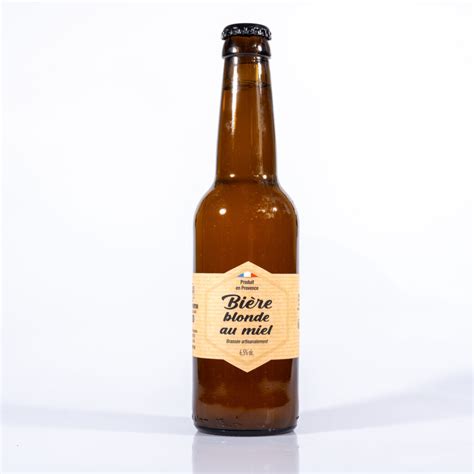 Bière blonde au miel cl Forton Apiculteur Vente Miels de Provence
