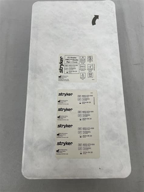 New Stryker 6002 070 000 Kwic Needle 8g X 15cm Disposables General