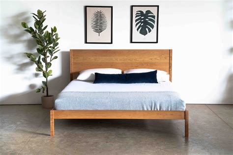 Modern Simple Platform Bed Solid Wood Platform Bed Solid Cherry Platform Storage Bed Options