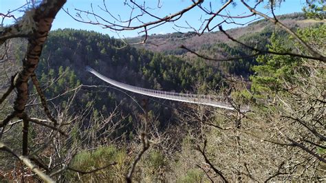 La Passerelle Des Gorges Du Lignon Depuis Saint Maurice De Lignon