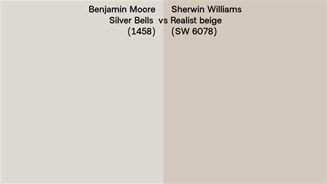 Benjamin Moore Silver Bells Vs Sherwin Williams Realist Beige