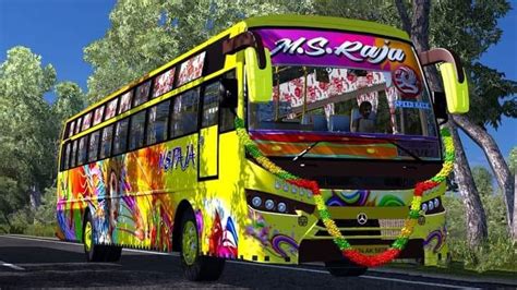 Ets Tamilnadu Bus In Mega Pack X Euro Truck Simulator