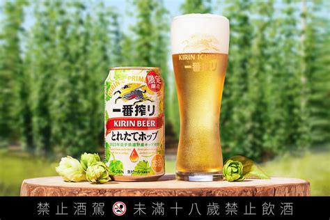 【全台】冬季限定！kirin一番搾「鮮摘啤酒花啤酒」限量登場！嚴選日北東北當季新鮮採摘啤酒花入酒，罐裝500ml全家獨家上架、小罐裝350ml