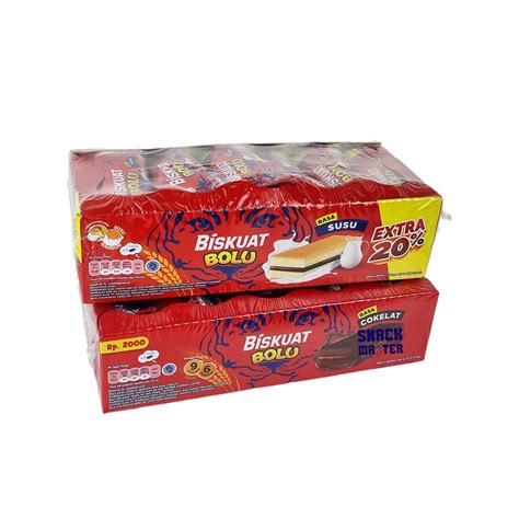 Jual Biskuat Bolu Cokelat Netto 12Bks X 16gr Shopee Indonesia