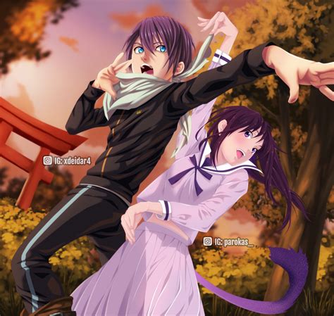 Noragami Yato And Hiyori Wallpaper