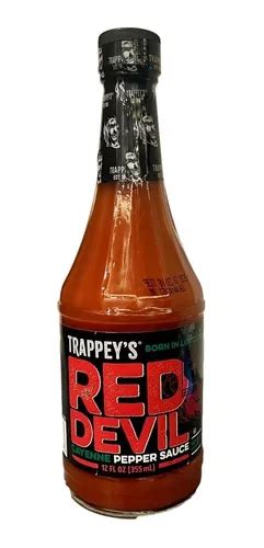 Salsa Trappeys Red Devil Cayenne Pepper Sauce 177 Ml Cuotas Sin Interés