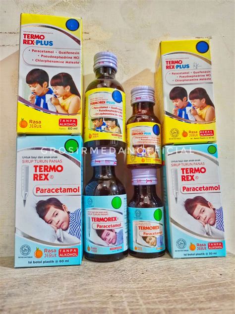 TERMOREX SIRUP DAN TERMOREX PLUS SYRUP - OBAT BATUK PILEK DEMAM FLU ANAK | Lazada Indonesia