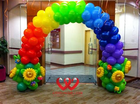 Como armar arco con globos con varios colores con formas increíbles